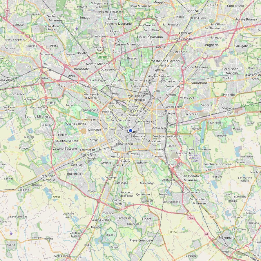 Karte: wo Milan, Italy liegt