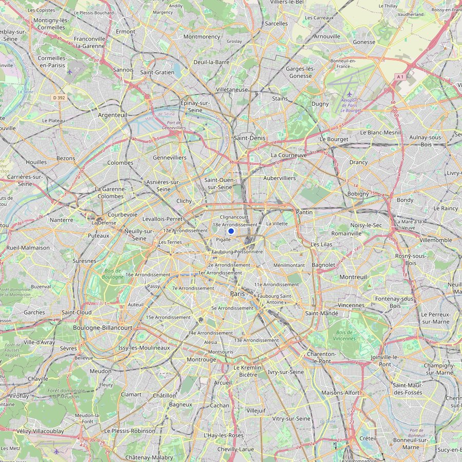 Karte: wo Le Train Bleu, Paris liegt