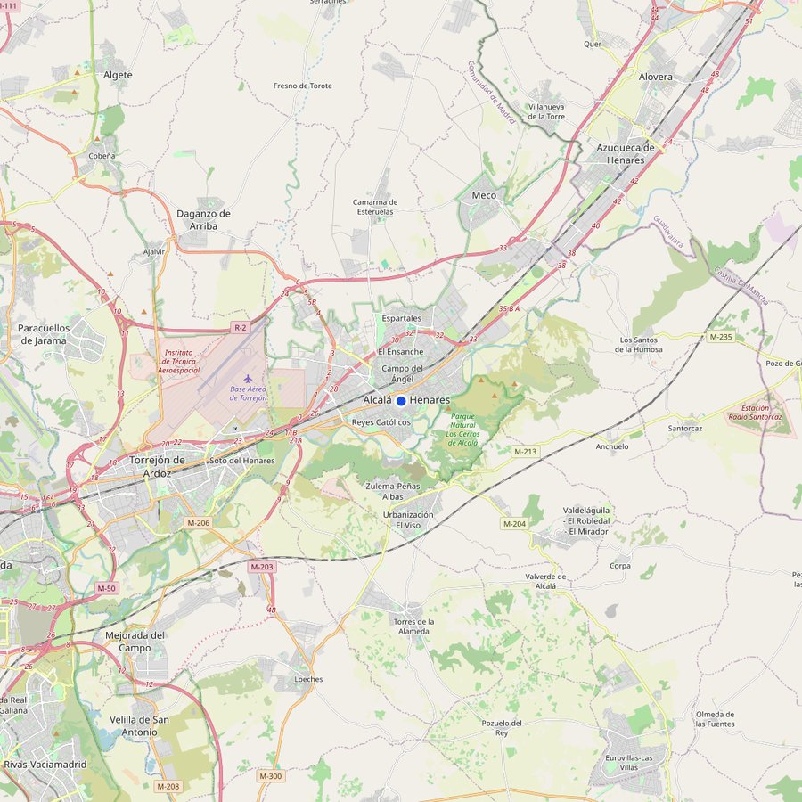 Mappa: dove si trova Алькала-де-Енарес, Іспанія