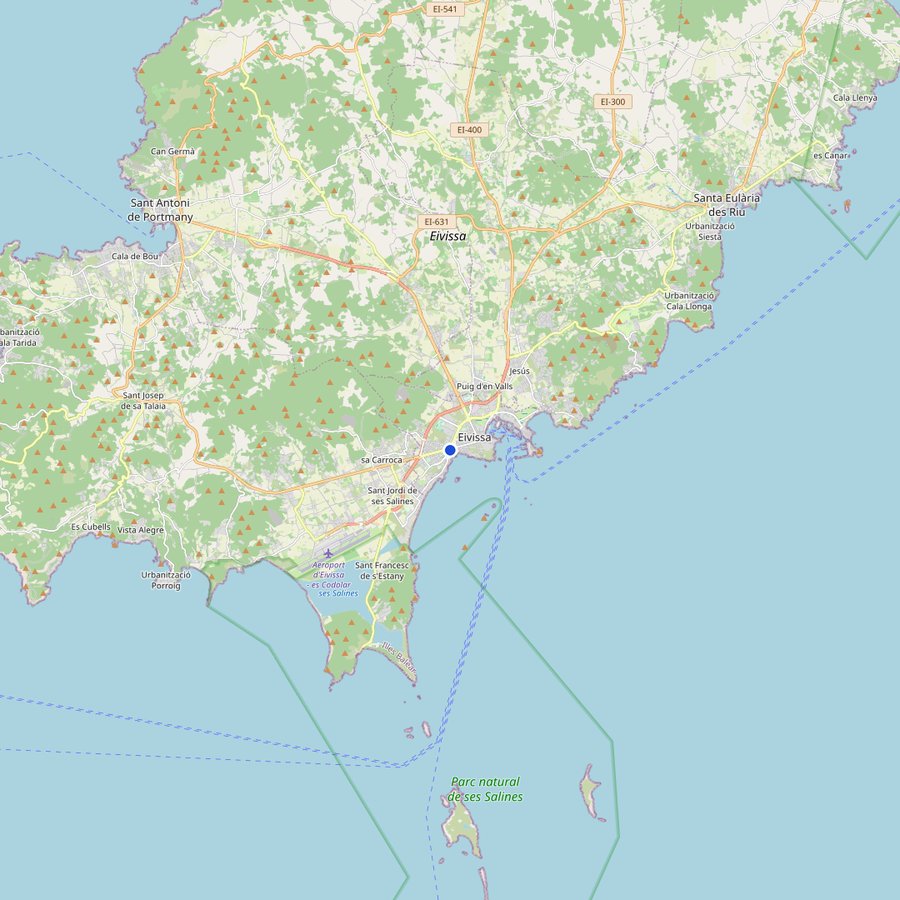 Mappa: dove si trova Ibiza, Spain