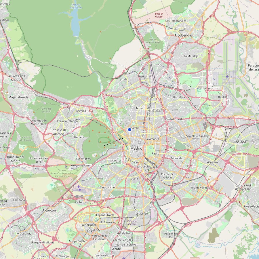 Map: where Exe Moncloa, Madrid, Spain is