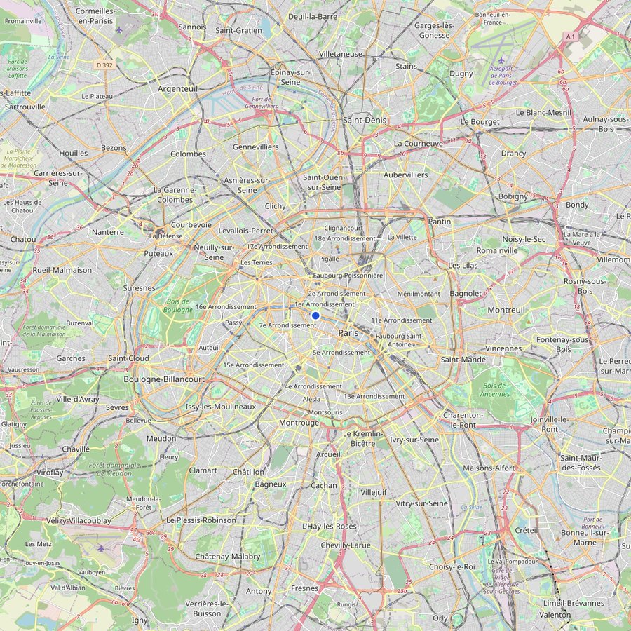 Mappa: dove si trova Musée de l'Orangerie, Paris, France