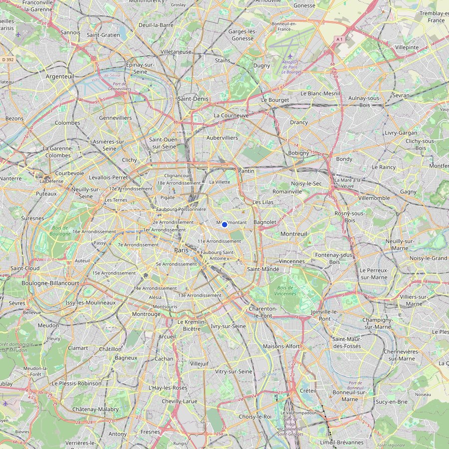 Mappa: dove si trova The People Hostel, Paris