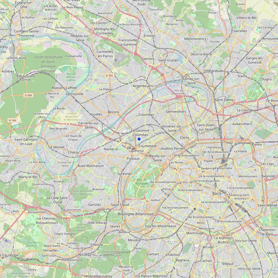Mappa: dove si trova Soleil d'Or, Courbevoie