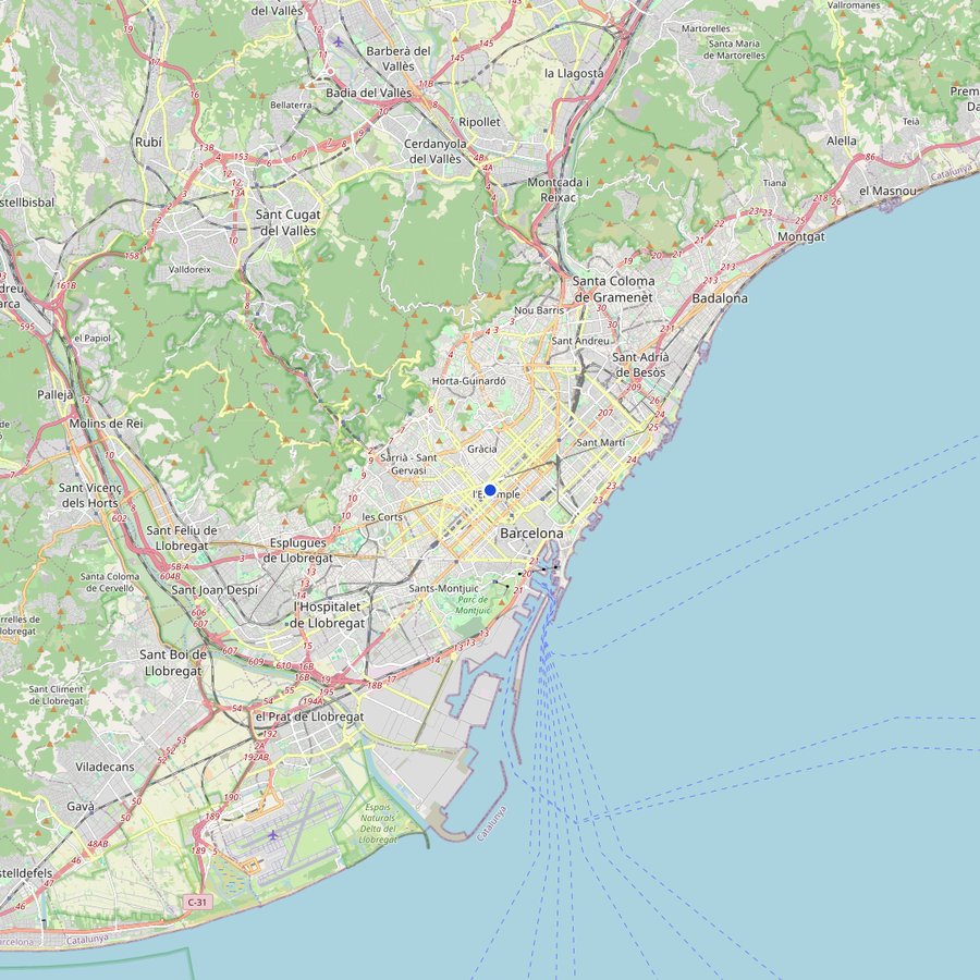 Karte: wo Palau del Baró de Quadras, Barcelona liegt