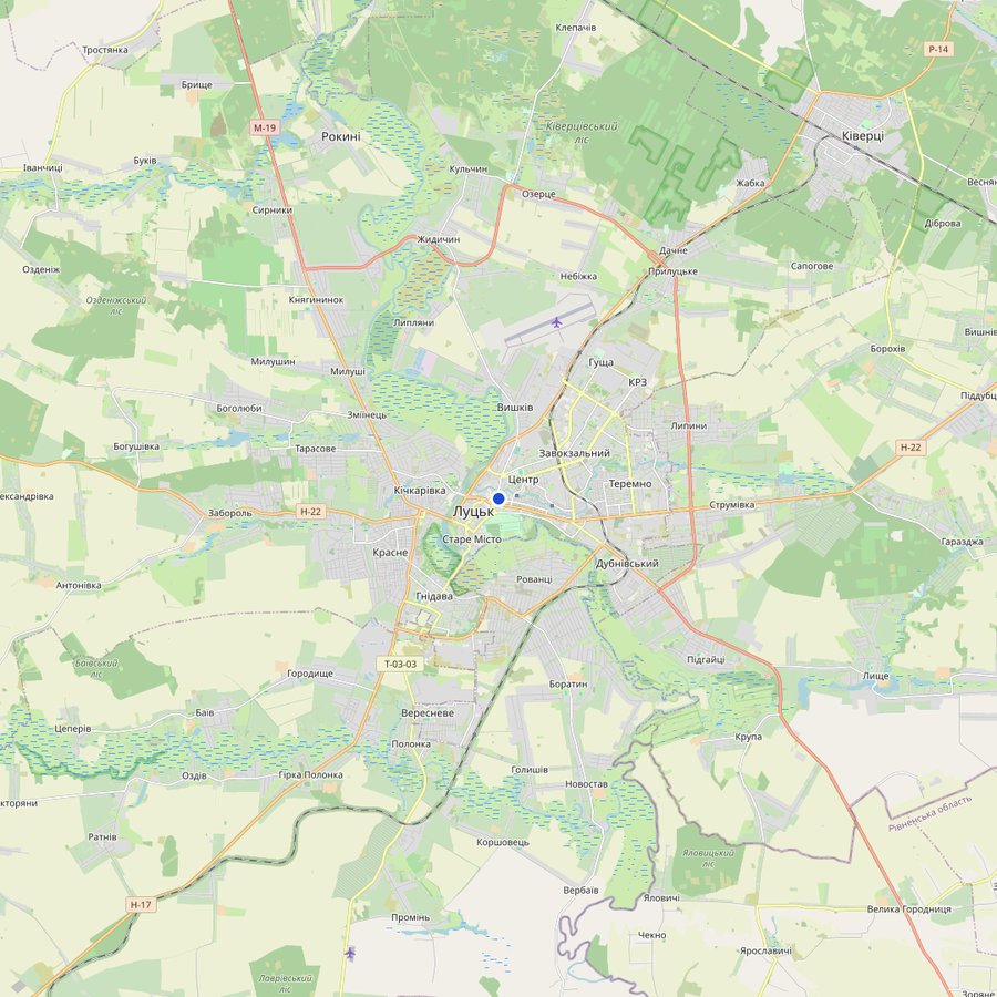 Mappa: dove si trova Бібліотека-філія № 3, Луцьк