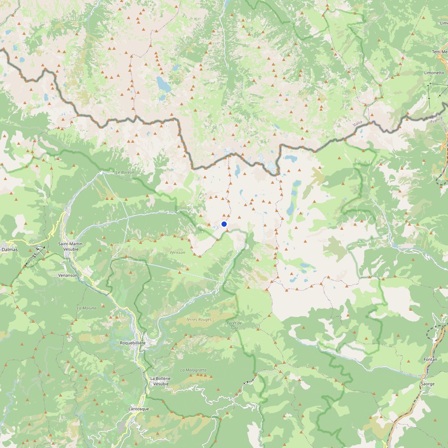 Karte: wo Belvédère, France liegt