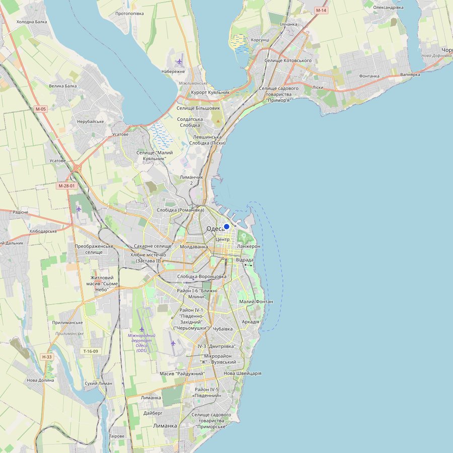 Mappa: dove si trova Одеський національний академічний театр опери та балету
