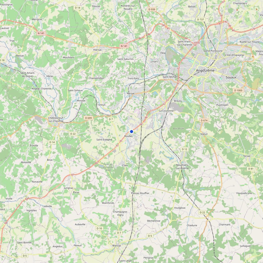 Mappa: dove si trova Château de la Mercerie, Magnac-Lavalette-Villars, France