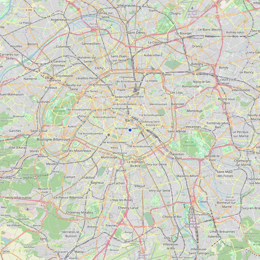 Mappa: dove si trova La Contrescarpe, Paris
