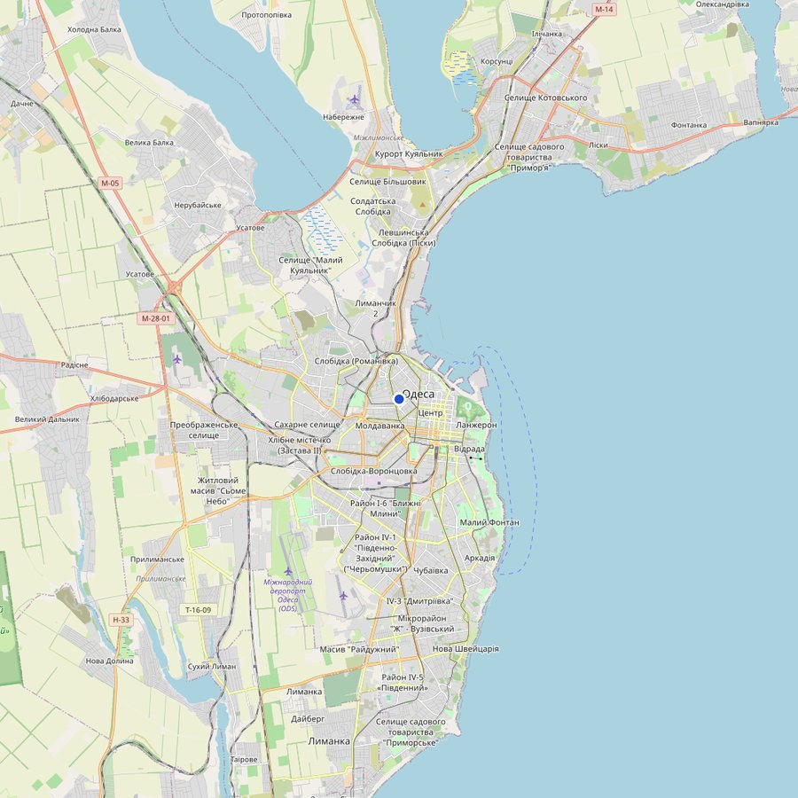 Mapa: dónde está Одеса