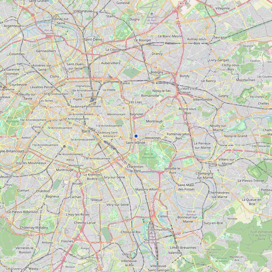 Mappa: dove si trova Le Mumtaz, Saint-Mandé