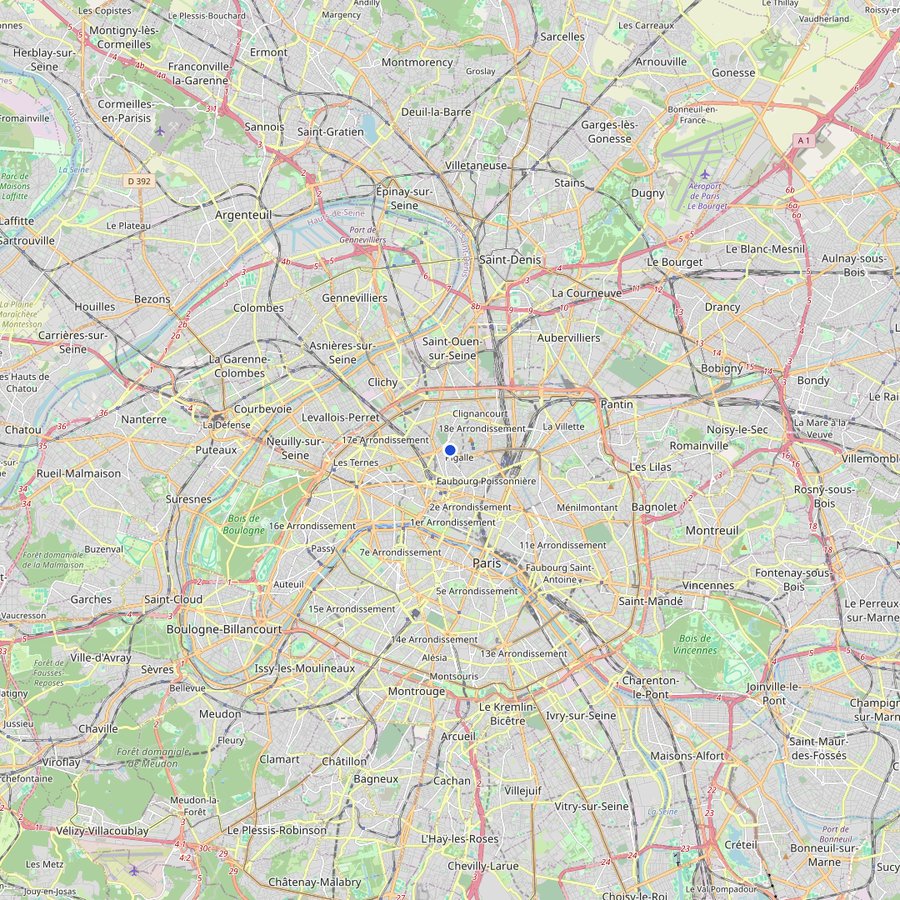 Mappa: dove si trova Café des Deux Moulins, Paris, France