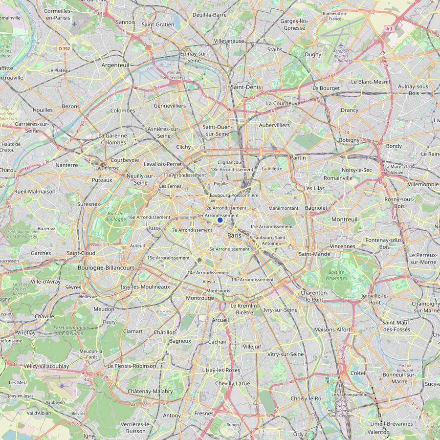 Mappa: dove si trova Hôtel du Louvre, Paris