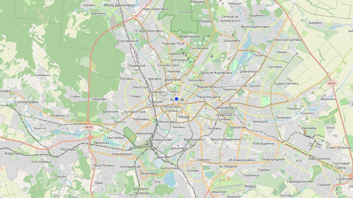 Map: where Харківський історичний музей імені М. Ф. Сумцова is
