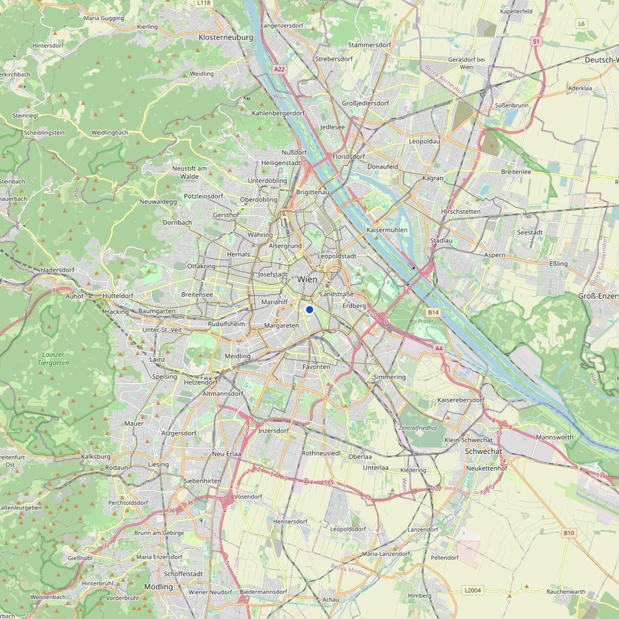 Mappa: dove si trova Café Goldegg, Vienna, Austria