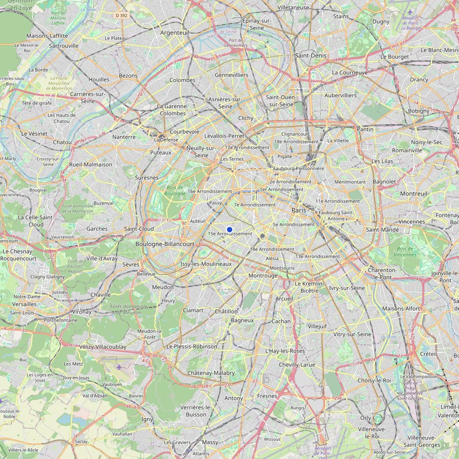 Karte: wo Neoness, Paris liegt
