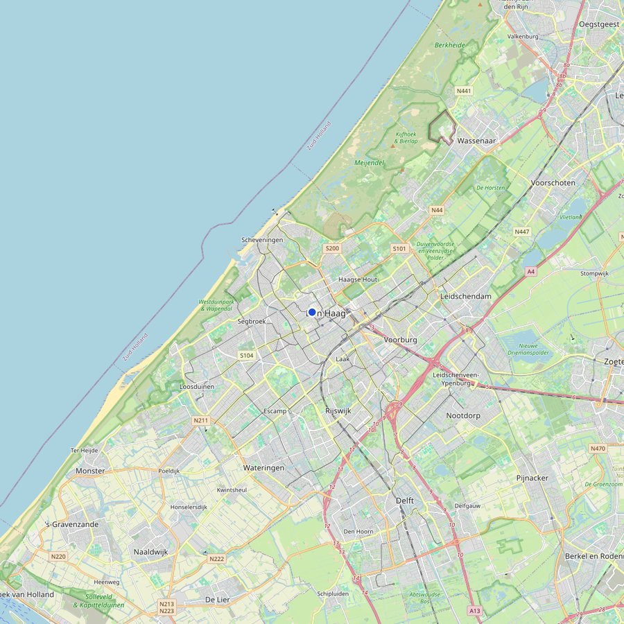 Mappa: dove si trova De Posthoorn, The Hague, Netherlands
