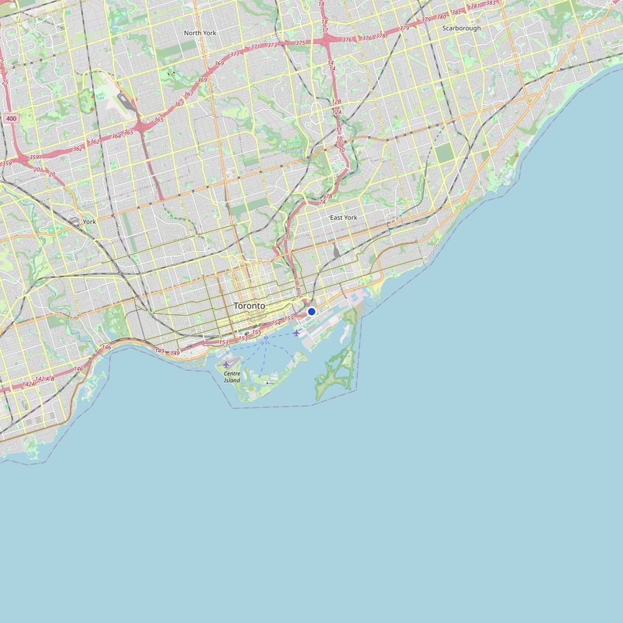 Mappa: dove si trova Toronto, Canada