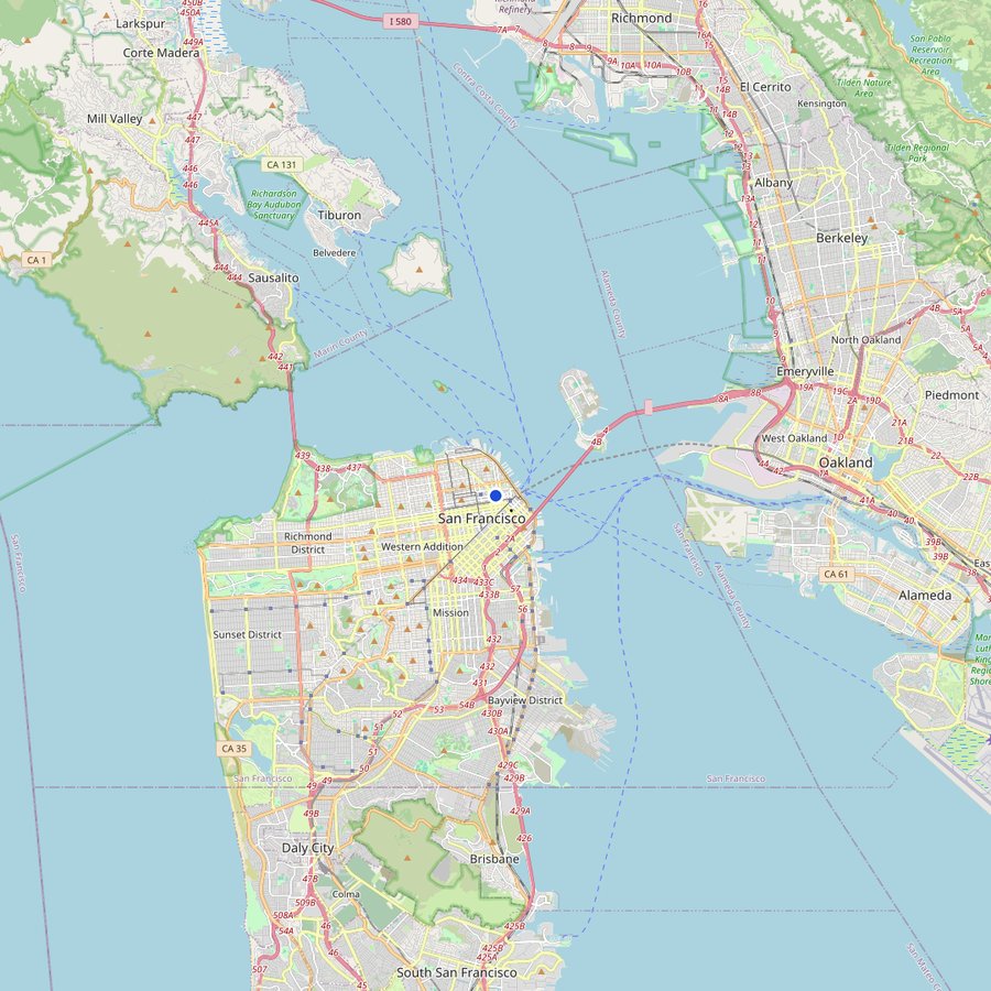 Mappa: dove si trova Barry's, San Francisco