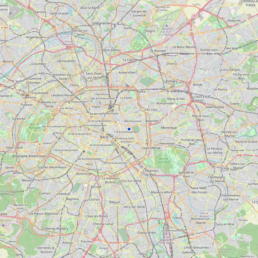 Mappa: dove si trova Studio 45, Paris, France