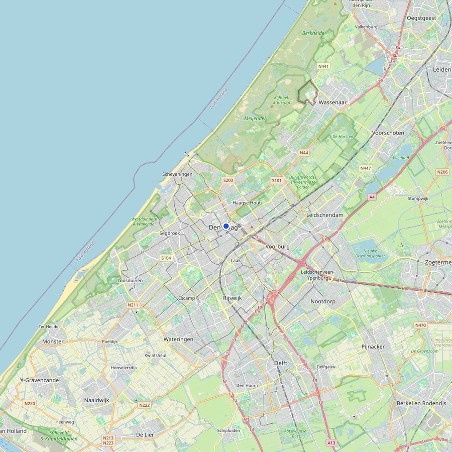 Mappa: dove si trova Nieuwe Kerk, Den Haag, Netherlands
