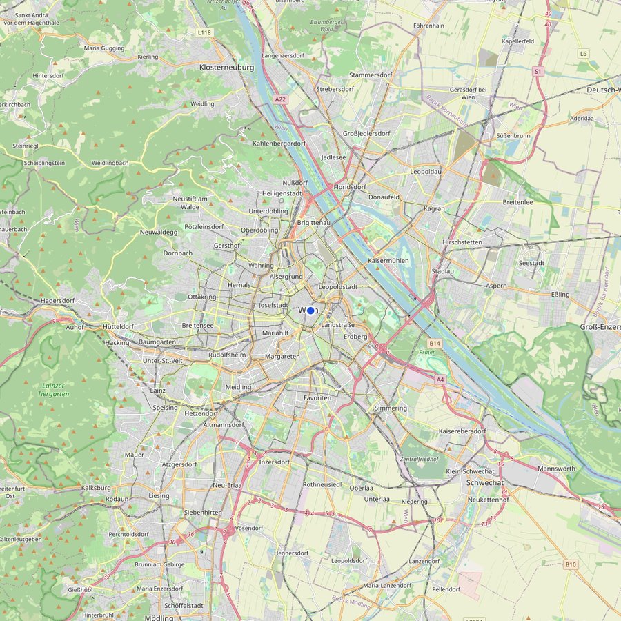 Mappa: dove si trova Aida, Vienna
