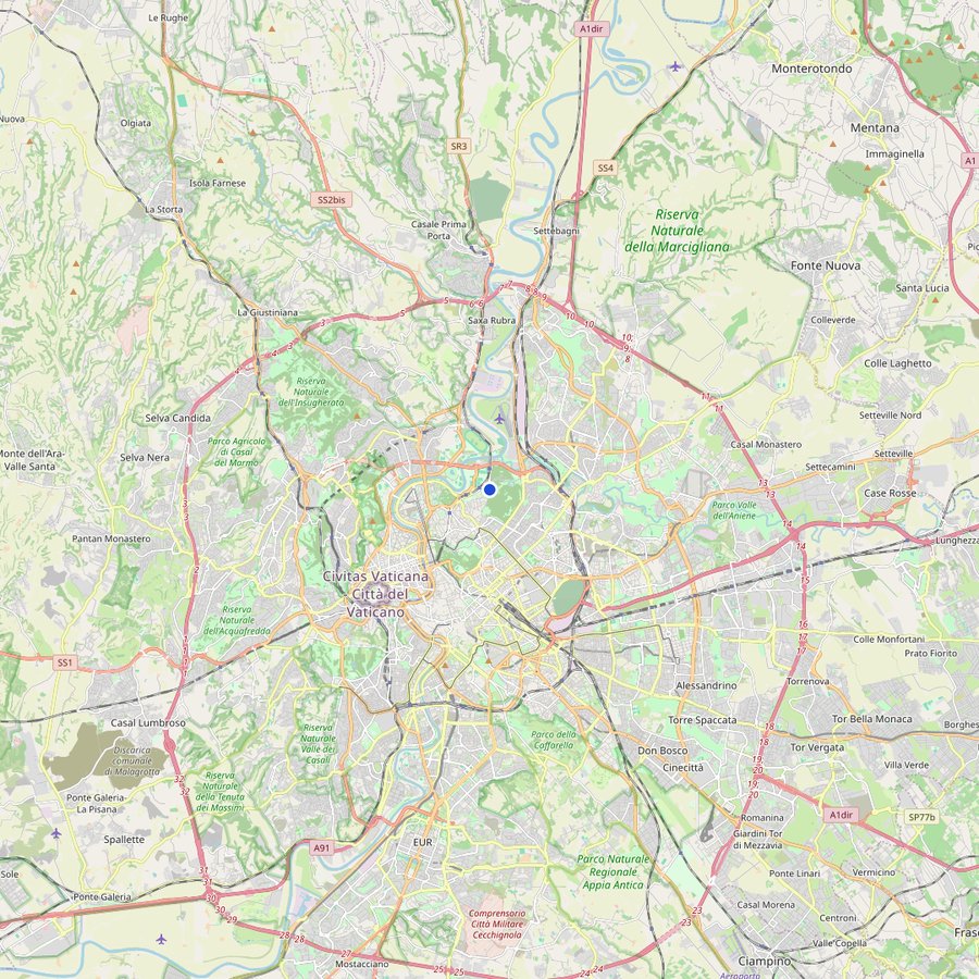 Mappa: dove si trova Museo Civico di Zoologia, Rome, Italy