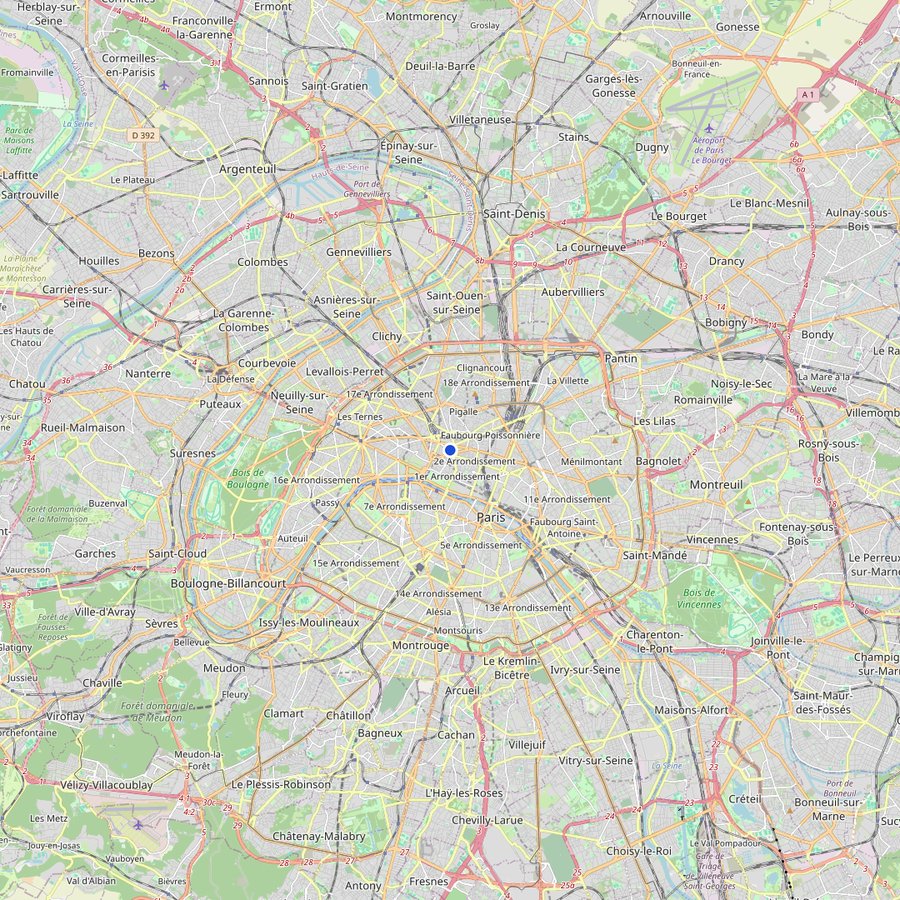 Mappa: dove si trova Гранд Опера, Париж