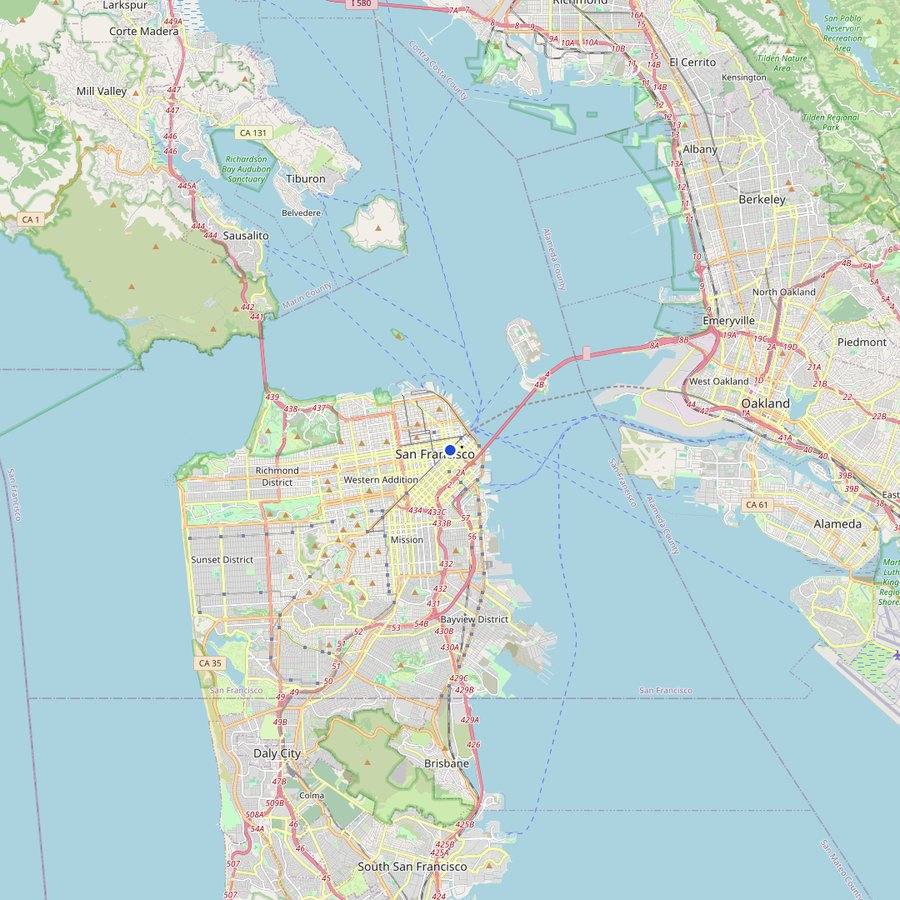 Karte: wo Shoji, San Francisco liegt