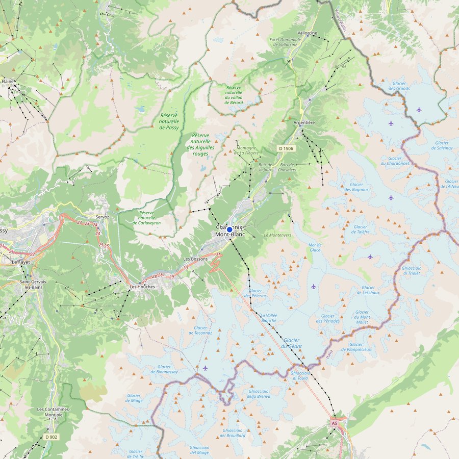 Mapa: dónde está Шамоні, Франція