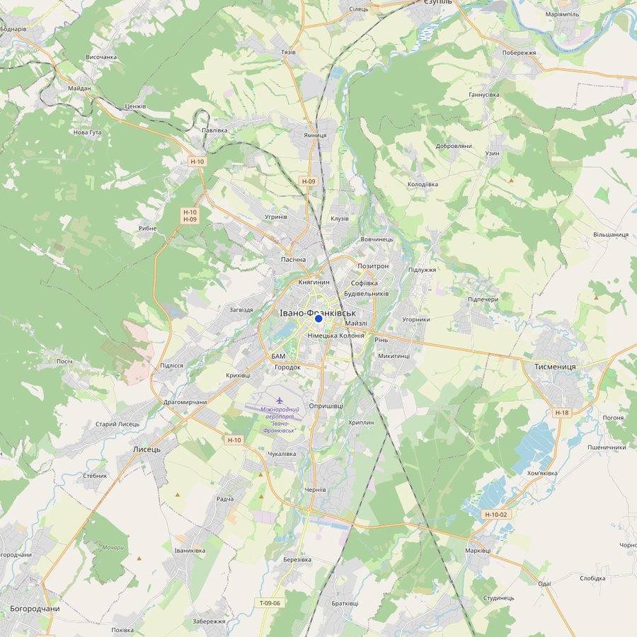 Mappa: dove si trova Крихівці, Івано-Франківська область, Україна