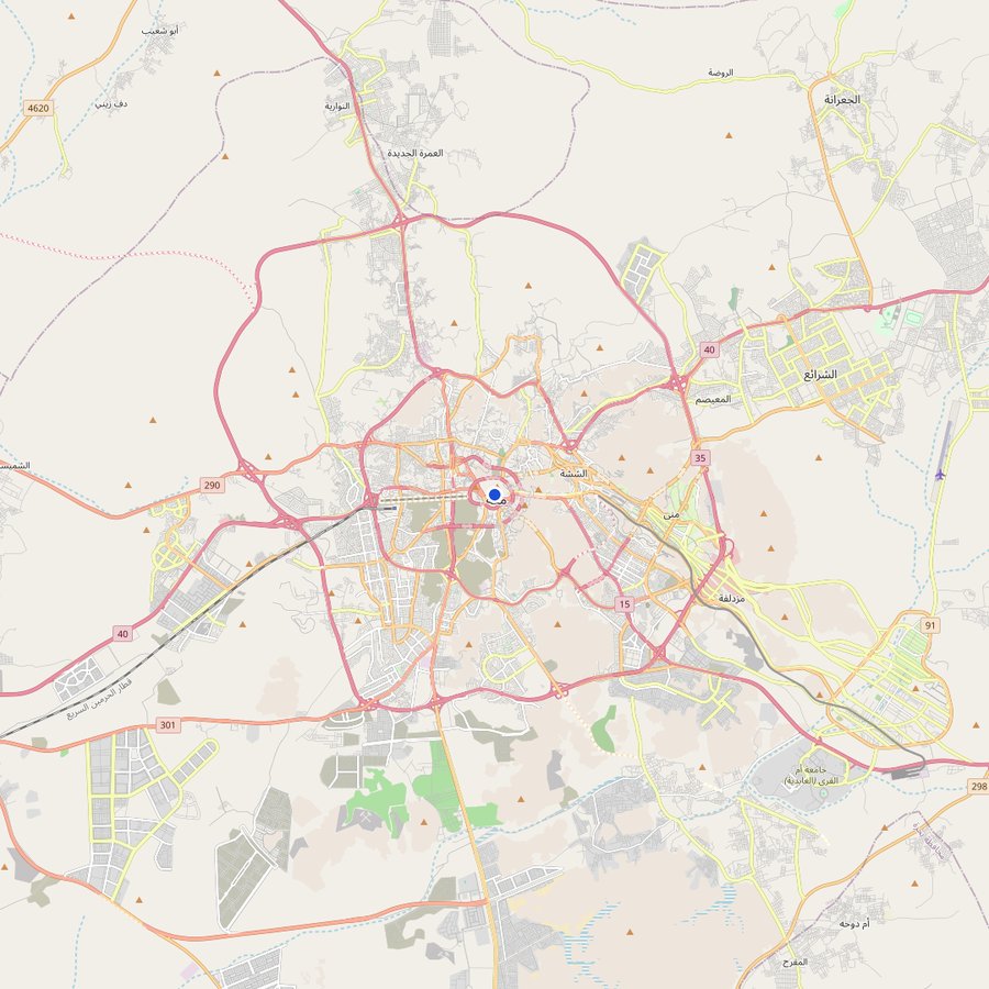 Mapa: dónde está Mecca, Saudi Arabia