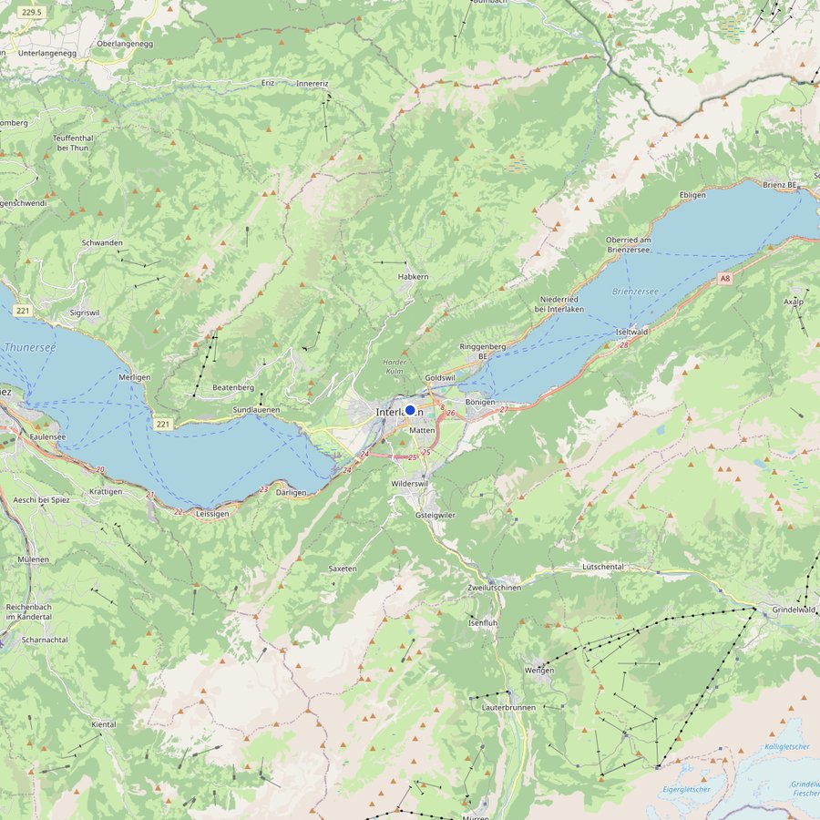 Karte: wo Interlaken, Switzerland liegt
