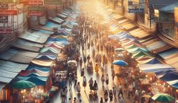 Відвідайте вуличний ринок "Chatuchak" у Бангкоку, Таїланд, у квітні 2026 року, де зараз проходить сезонний фестиваль мистецтв і ремесел, де можна знайти унікальні витвори, спробувати традиційну тайськ