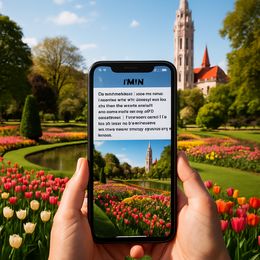 Nutzen Sie die Funktion der I'M IN-App, um ein virtuelles Tagebuch Ihrer Erfahrungen beim Besuch des Kecskemét-Gartens in Budapest zu erstellen, wo Sie Fotos, Notizen und Tipps speichern können über