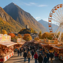 Foire du Valais runs in Martigny during early October — Switzerland