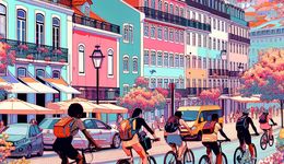 Відвідайте Лісабон, Португалія, цього весняного сезону, щоб дізнатися про нові веломаршрути навколо міста, що пропонують мальовничі краєвиди, а також скористатися прокатом велосипедів і взяти участь у